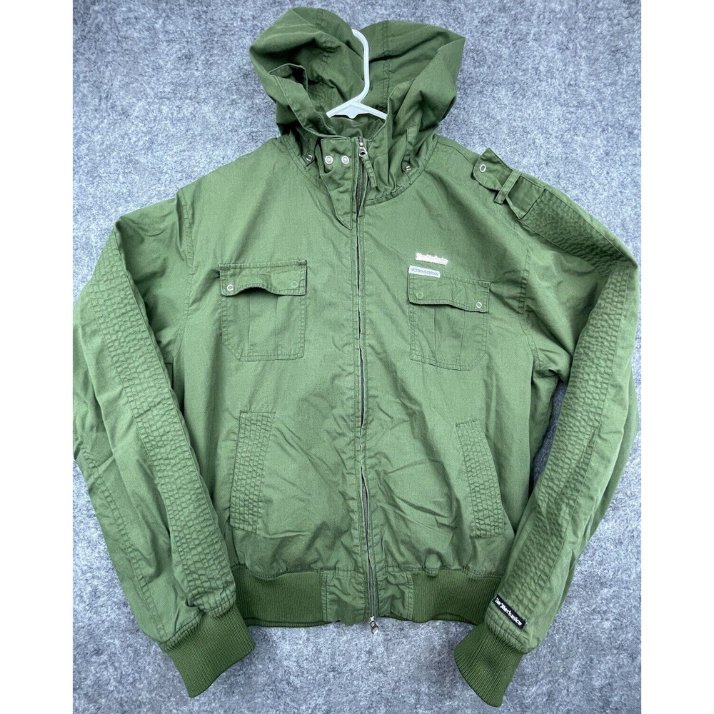 Live Mechanics Jacket Mens‎ Extra Large Moto Victory Is Certain Streetwear Punk